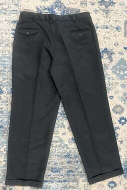 Dockers Premium Dark Chocolate Pleated  Cuffed Dress Pants W36 L32